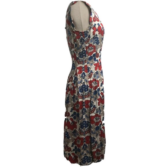 Sunny Girl New | Size 8 | Cap Sleeve Floral Fit & Flare Dress - Picture 5 of 8